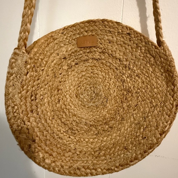 Revue Woven Tan Shoulder Bag - Picture 3 of 5